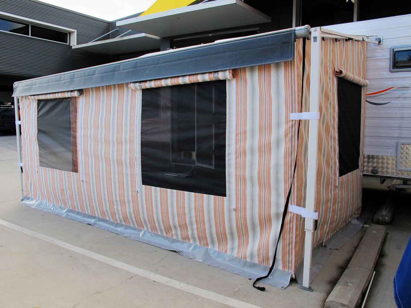A canvas repair by a company that does shade sail restoration in Gold Coast