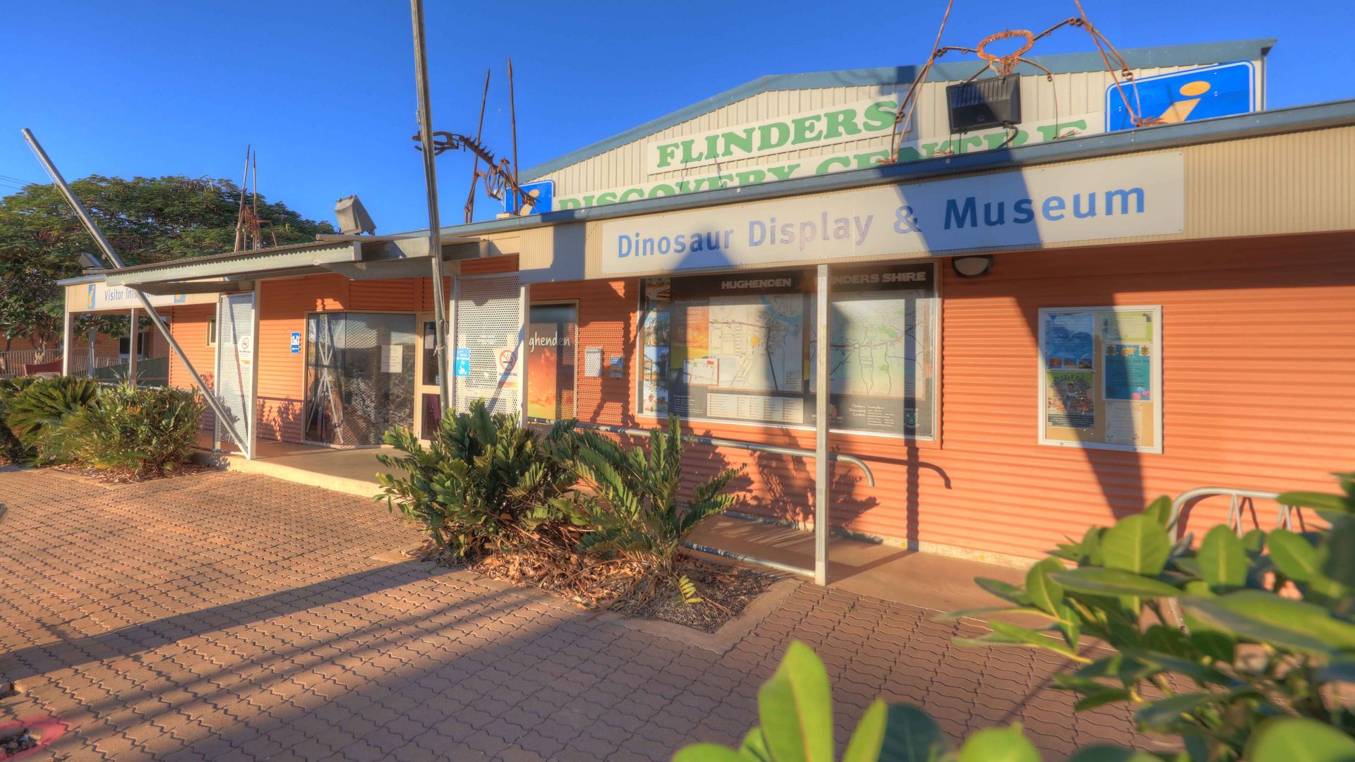 A building with a sign that says flanders on it
