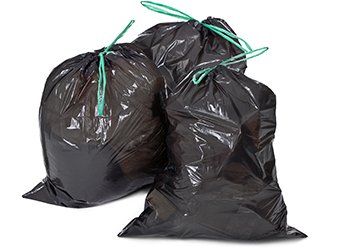 Industrial Hauling Near Me — Full Black Trash Bags in New Albany, OH