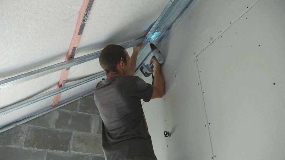 home drywall install
