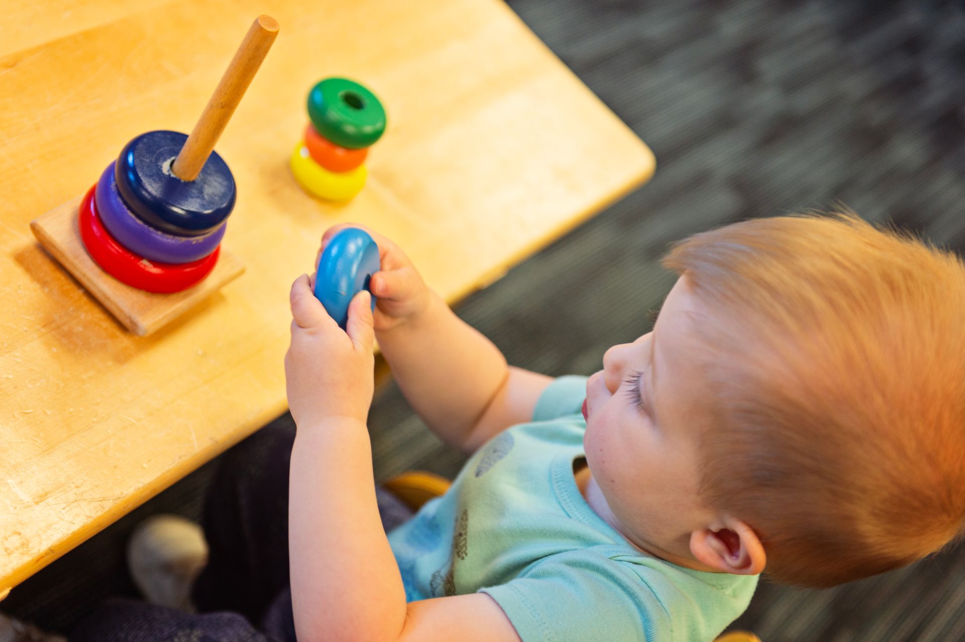 Little Boy with blocks