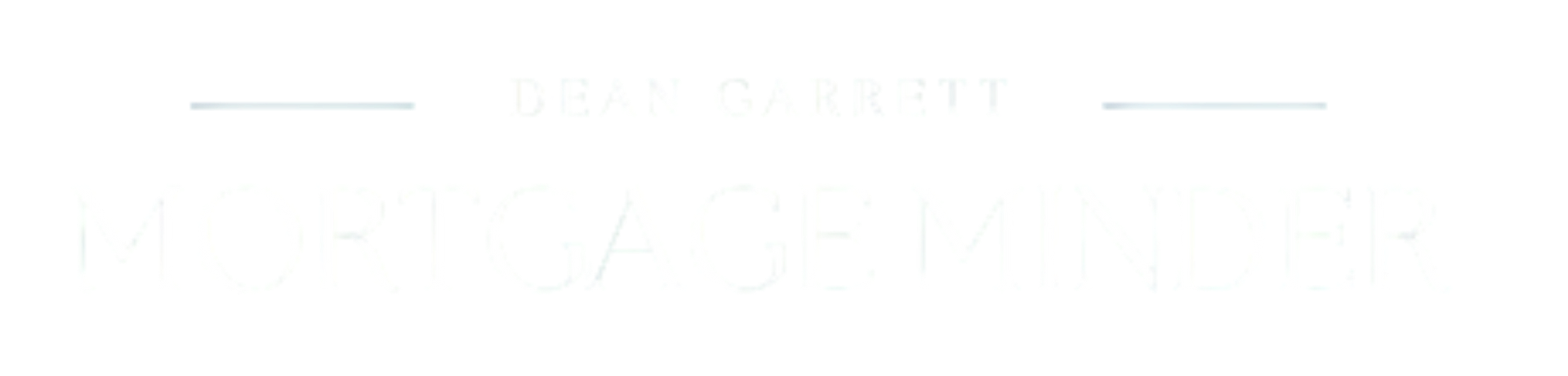 The logo for dean garrett mortgage minder
