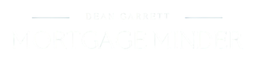 The logo for dean garrett mortgage minder