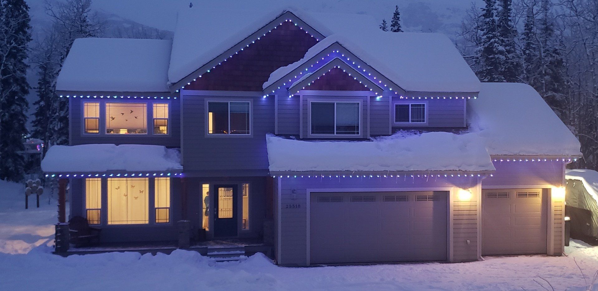 White Trimlight Permanent lighting