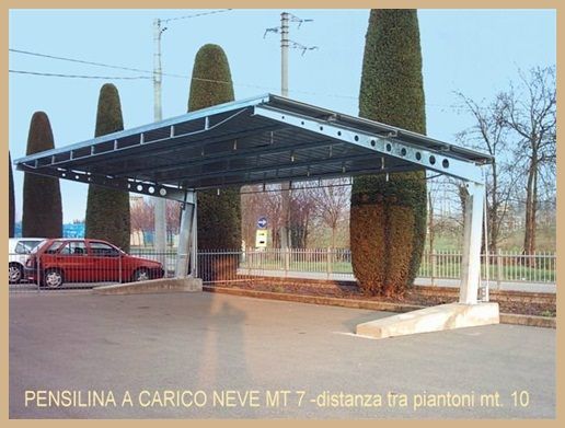 Pensiline a carico neve Cover Fer