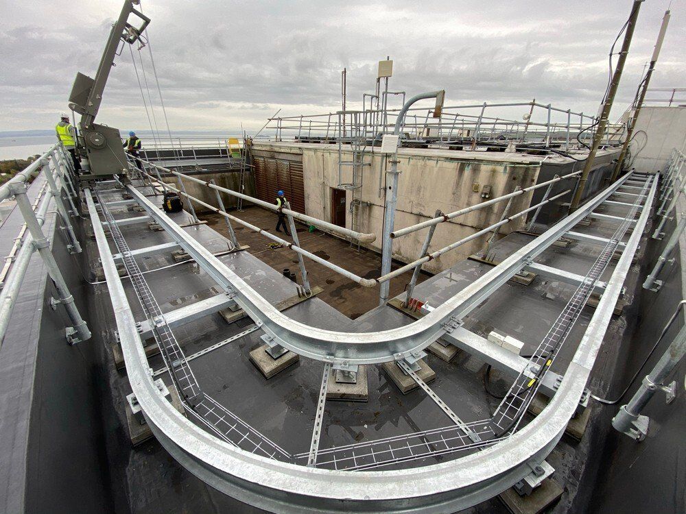 Zarafa BMU Cradle Install Scotland