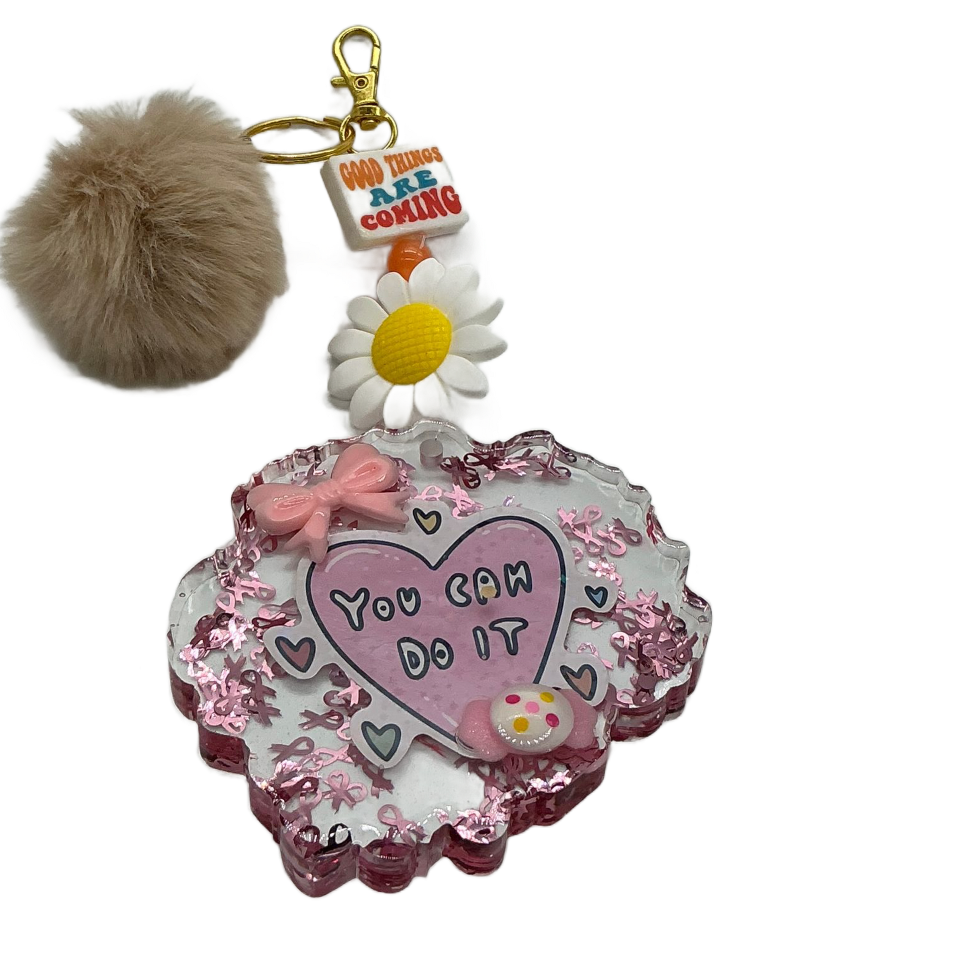 You can do it resin keychain