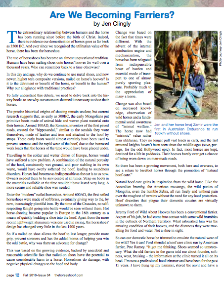 Are we becoming farries