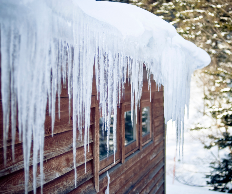 There is a skylight installation on a home
