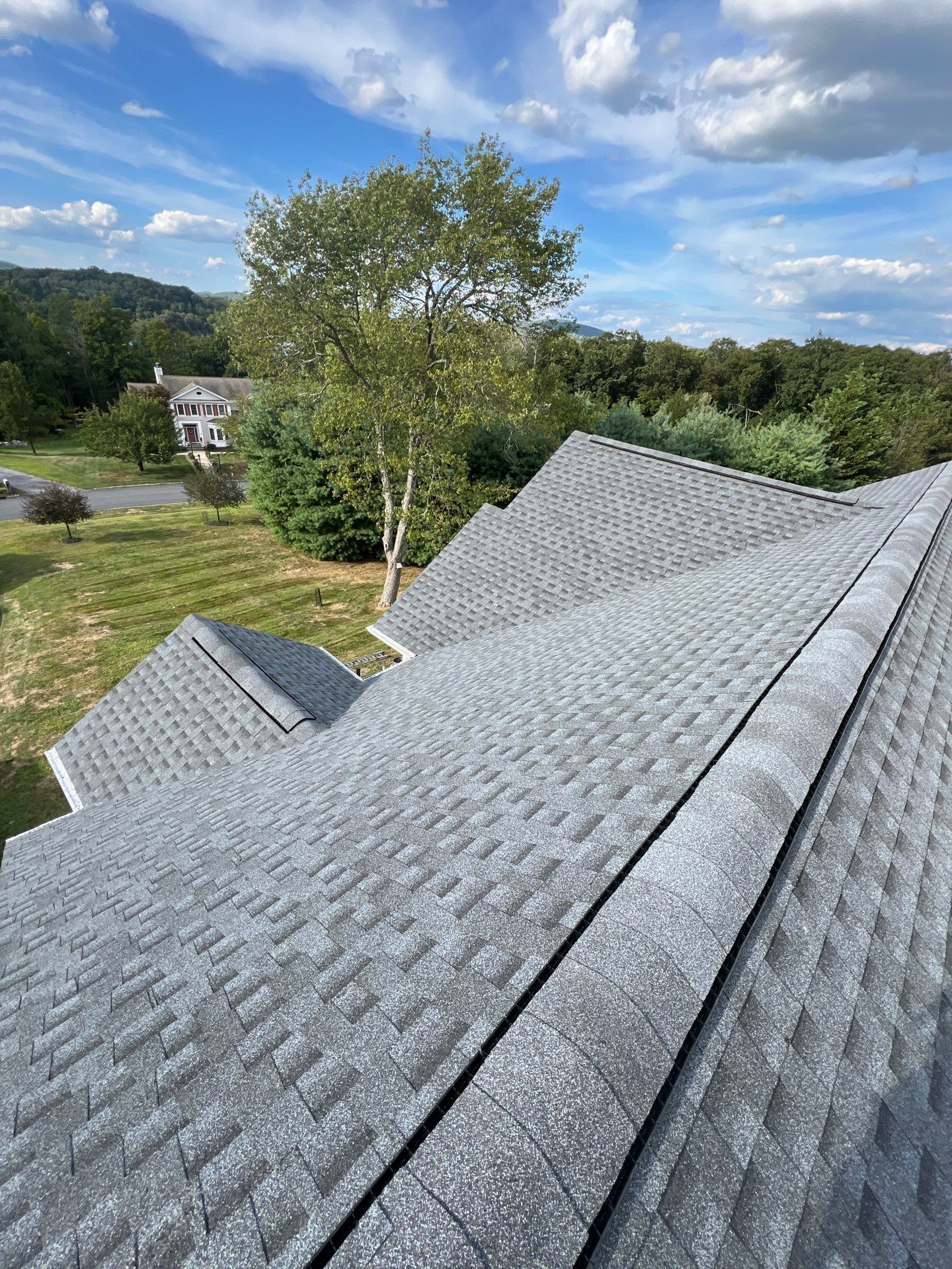 complete gray roof
