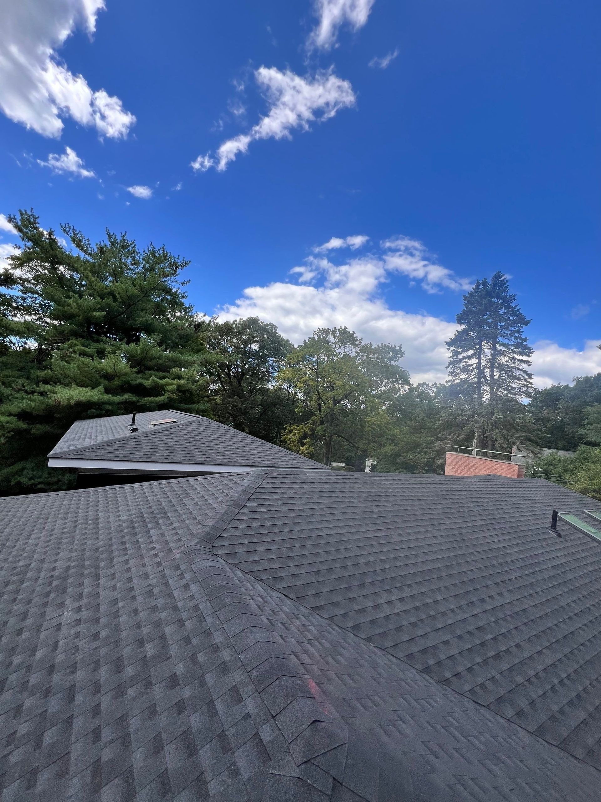 new roof completed replacement
