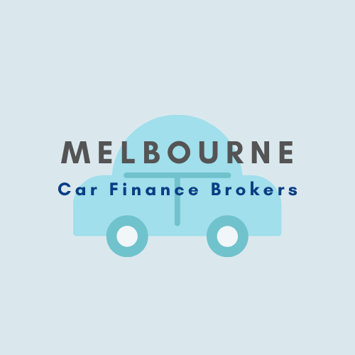 Melbourne Car Finance Broker Logo words over a car