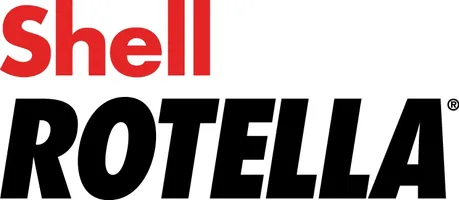 Shell Rotella logo, red "Shell" above black "ROTELLA" text.