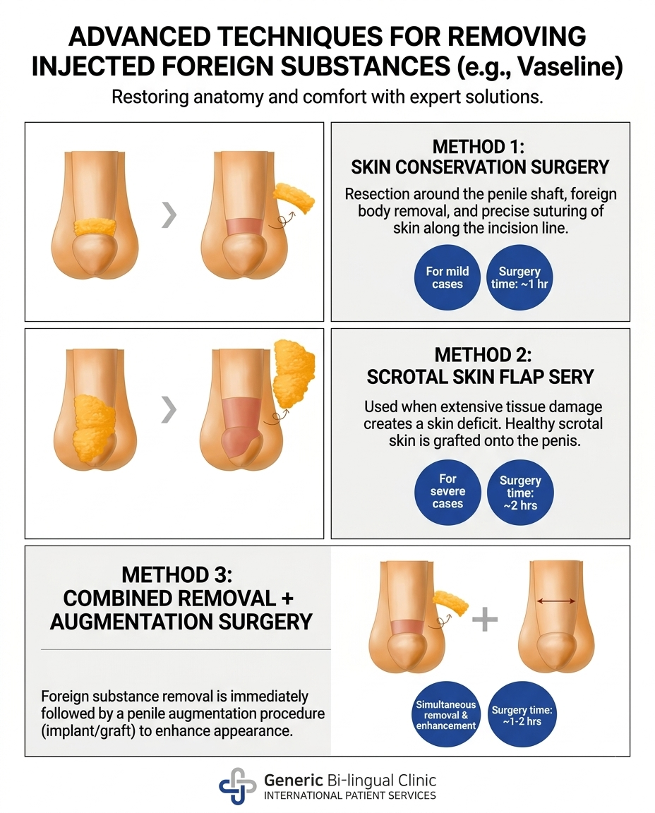 Vaseline silicone removal procedure at Urogyn Busan Seomyeon