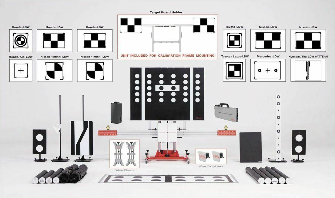 A picture of ADAS Calibration tools