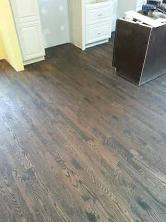 wood stained floors — Flooring in Lansing, IL
