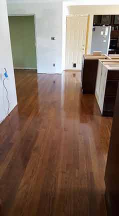 Hickory Stained Brown — Flooring in Lansing, IL