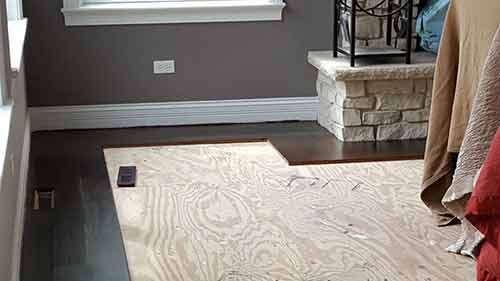 Tiger Wood Ebony Stained Floors — Flooring in Lansing, IL