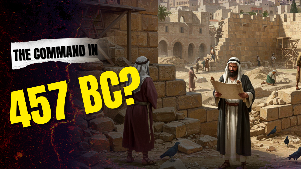 The Command to restore and build Jerusalem in 457 BC?