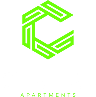 Chateau Apartments white logo for Burlington, NJ apartment community website