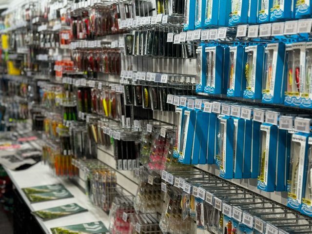 tackle products in yeppoon fishing shop