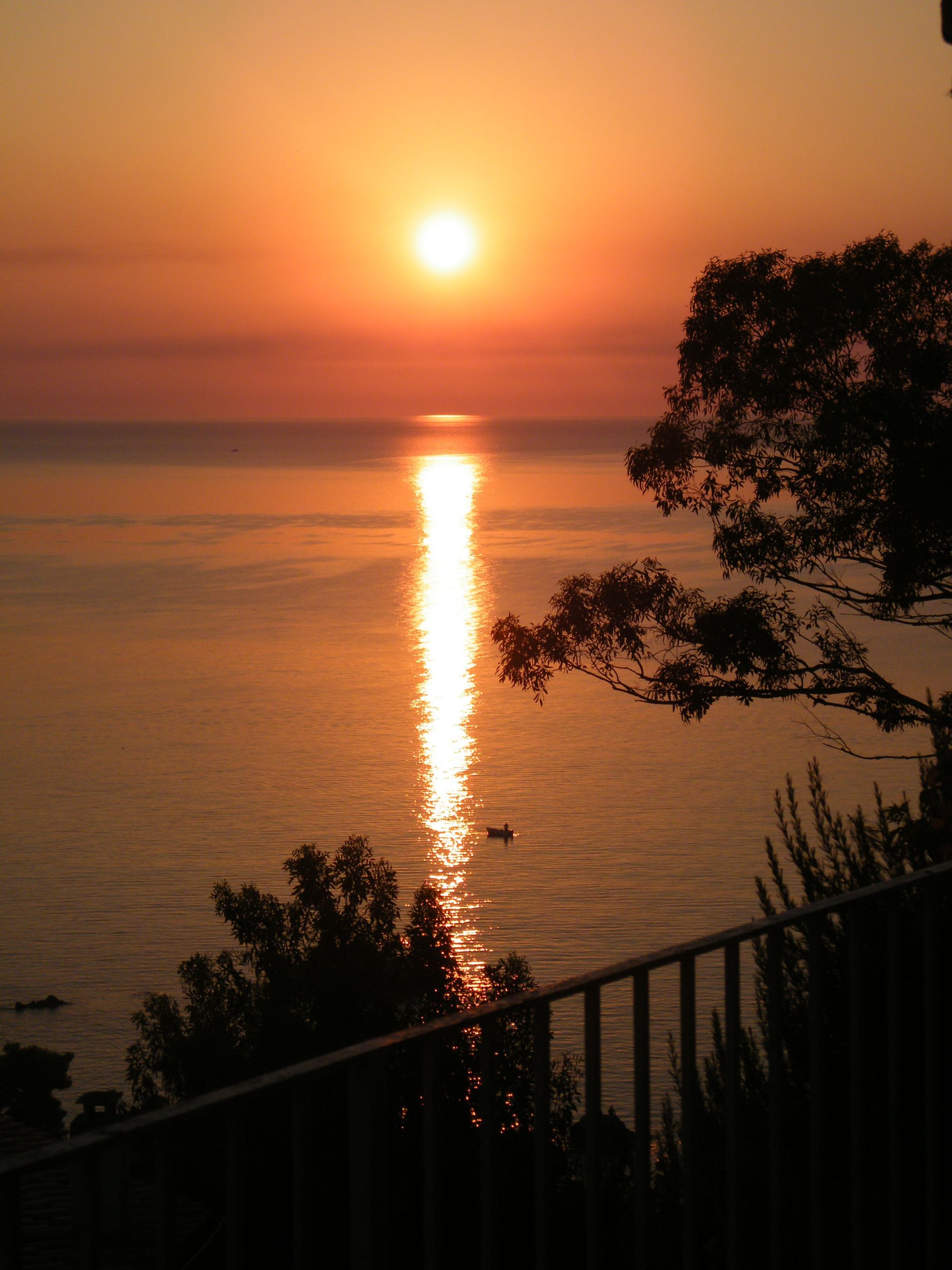 Vista dal ristorante a Soverato con vista mare 