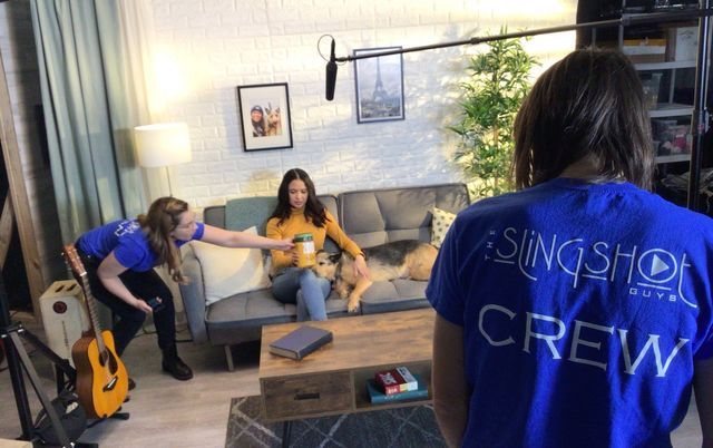 Filming Crew With Client — Spring Valley, NY — The Slingshot Guys