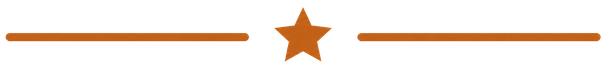 Orange line with a star icon centered between two horizontal orange lines.