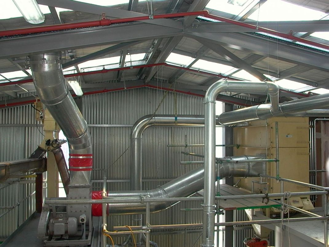 One of our ducting systems in the South Island