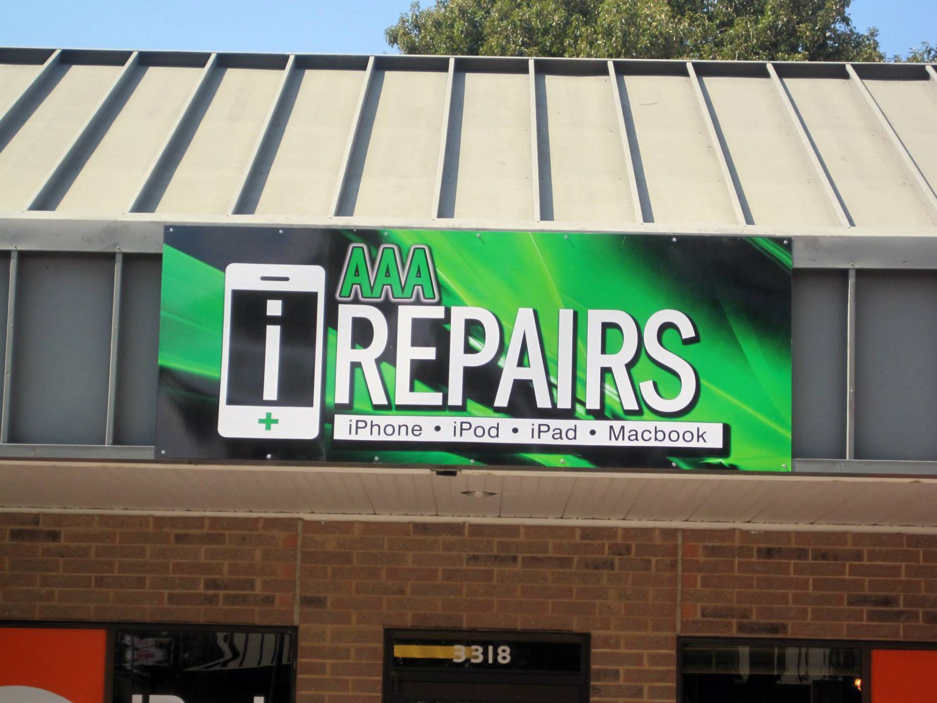 Office Front Entrance Sign