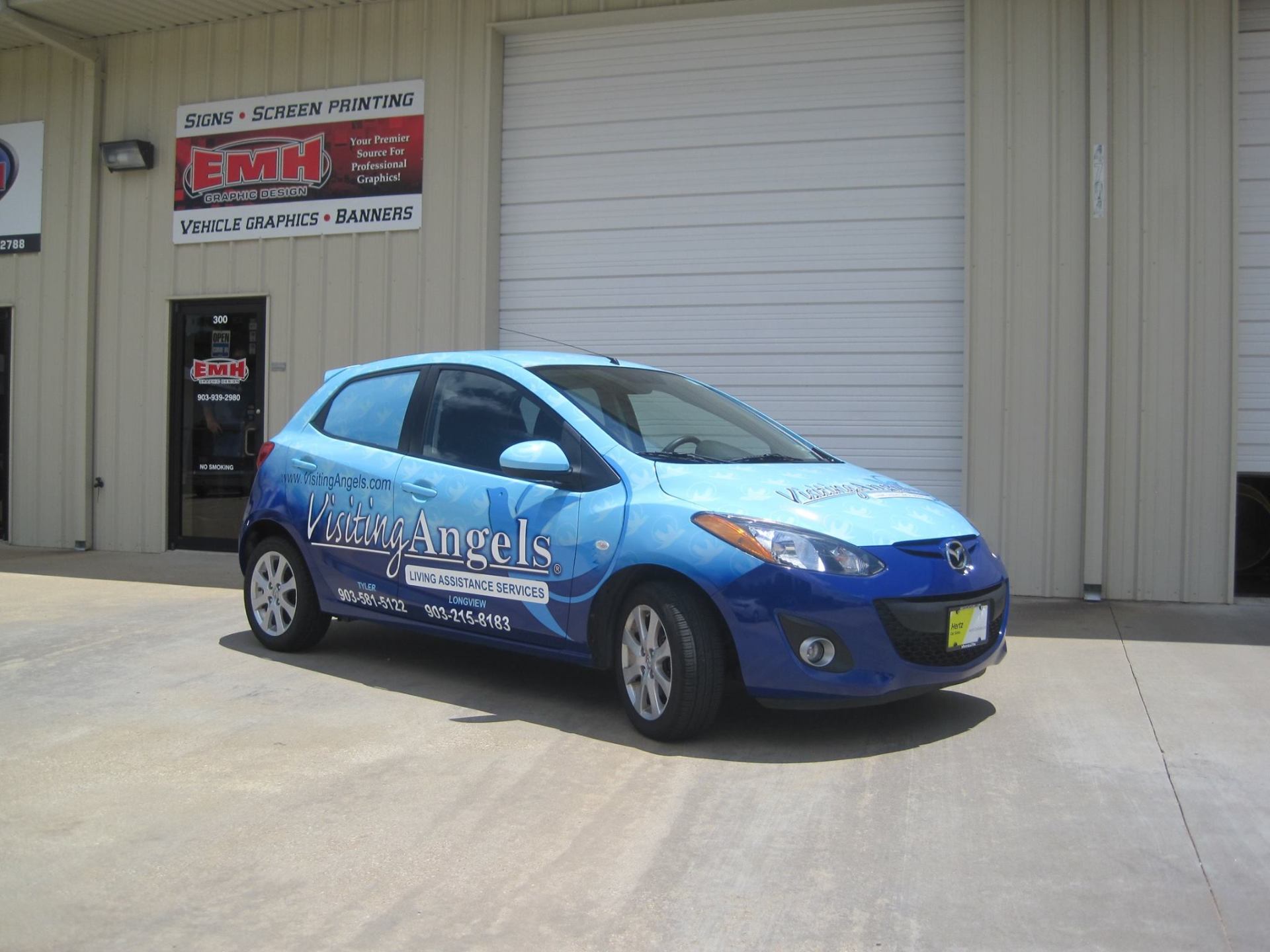 Custom Wrapped Car Graphic