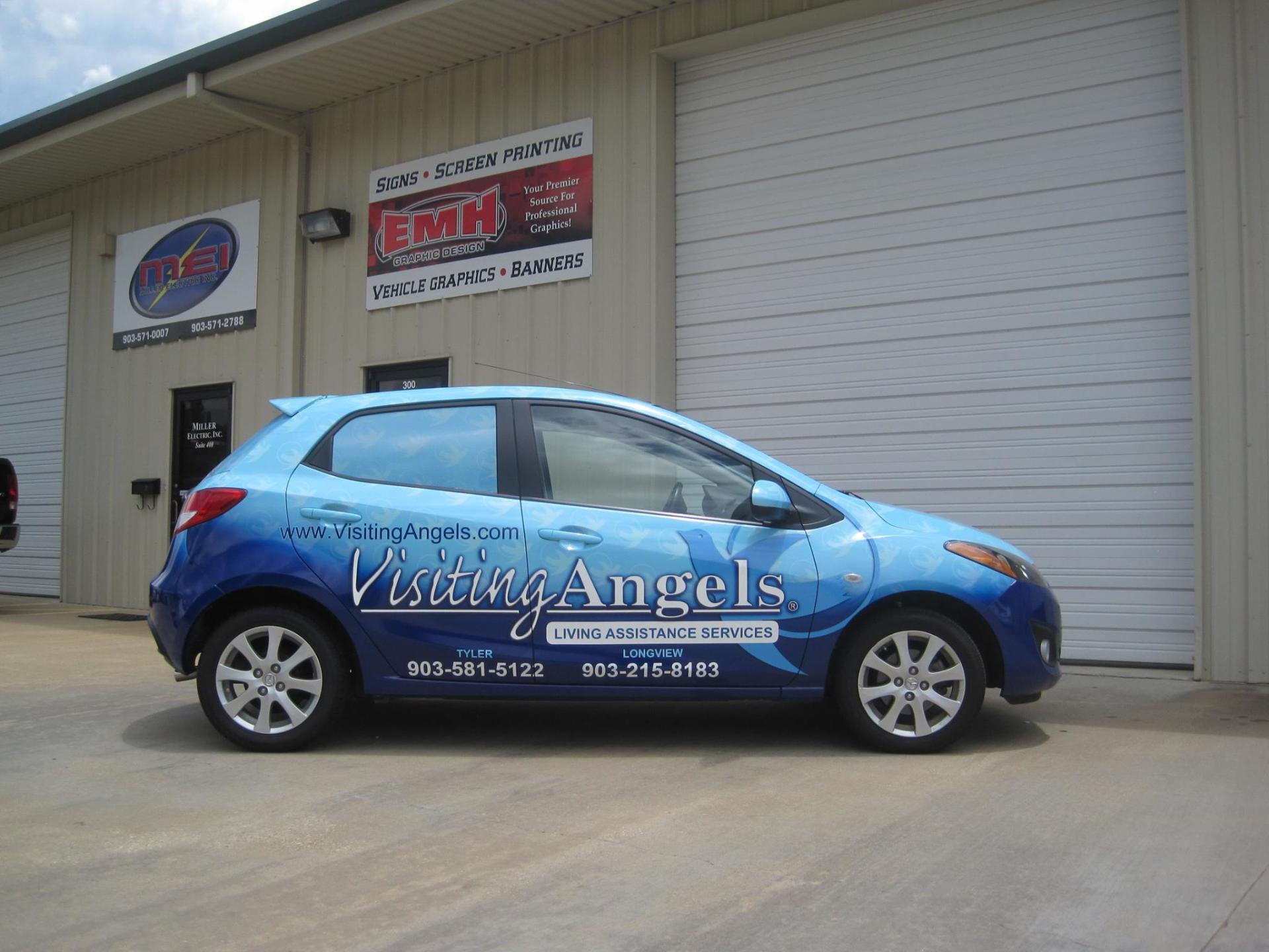 Custom Wrapped Car Graphic