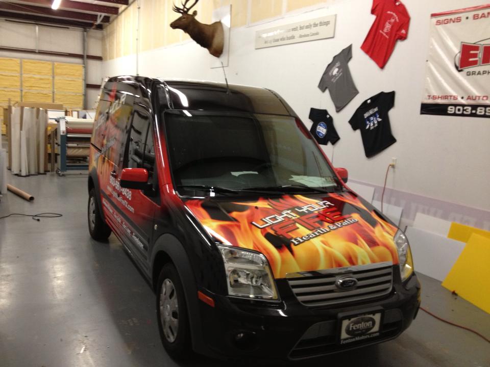 Flame Custom Vehicle Wrap