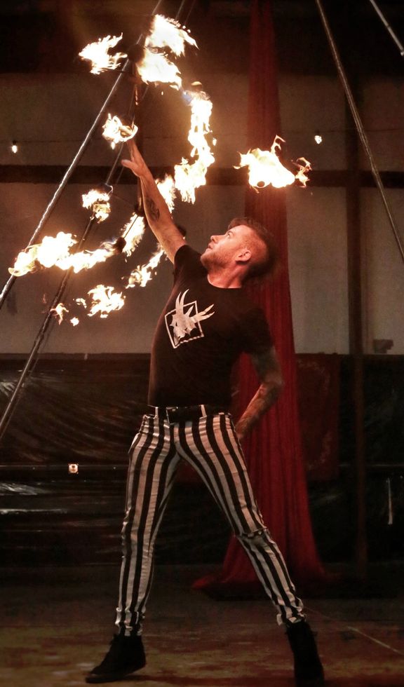fire performer for hire at Xalt Talent