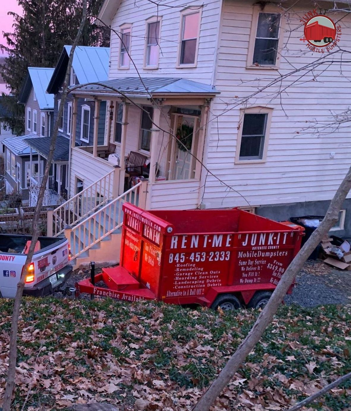 Rent our dumpster in Hudson Valley for an effortless cleanup