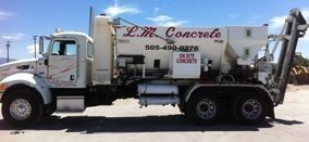 White Truck — Concrete  in  Santa  Fe NM