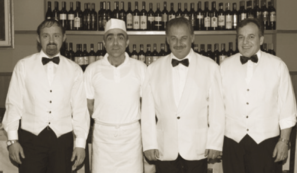 lo staff del ristorante