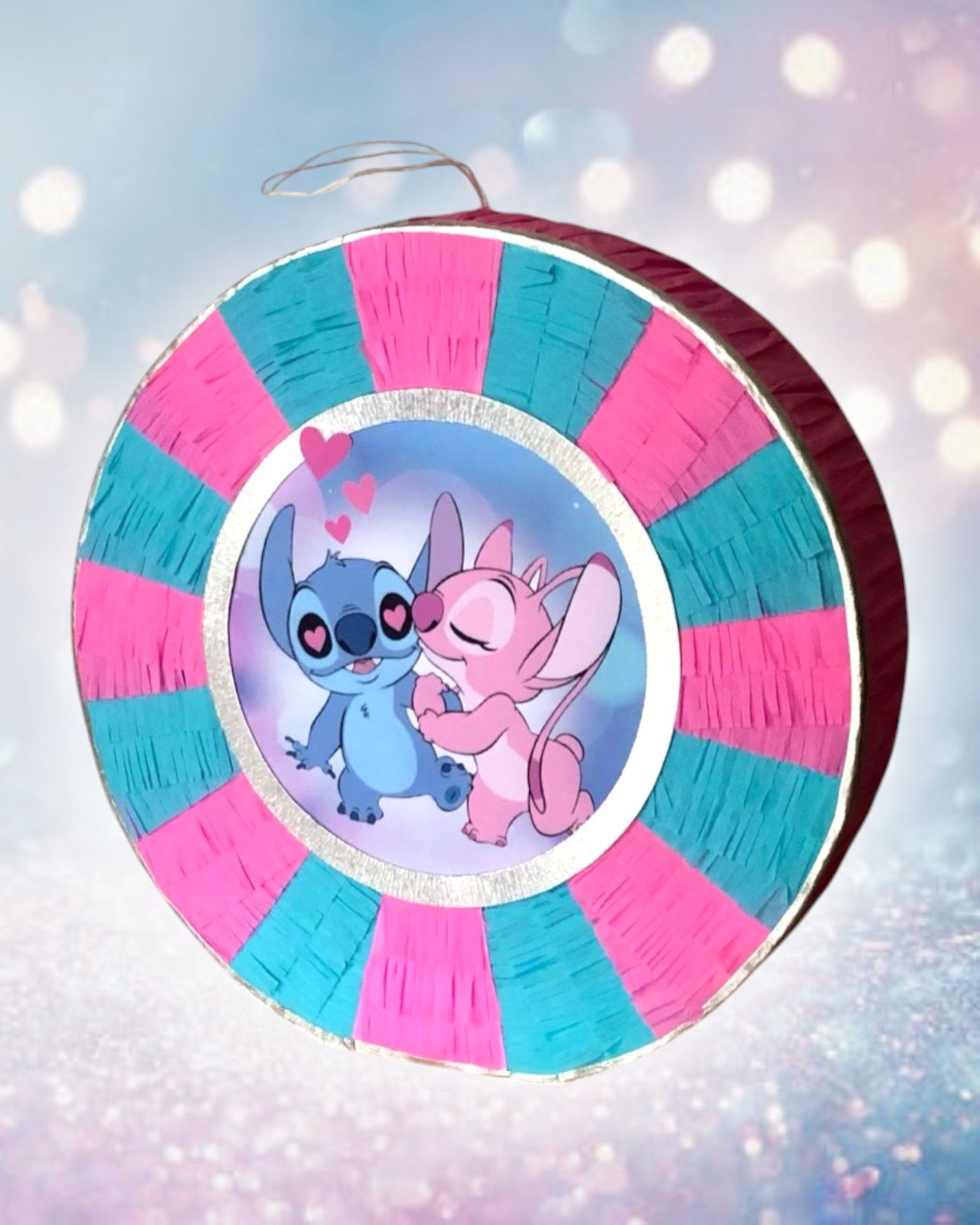 Stitch and angel lilo piñata
