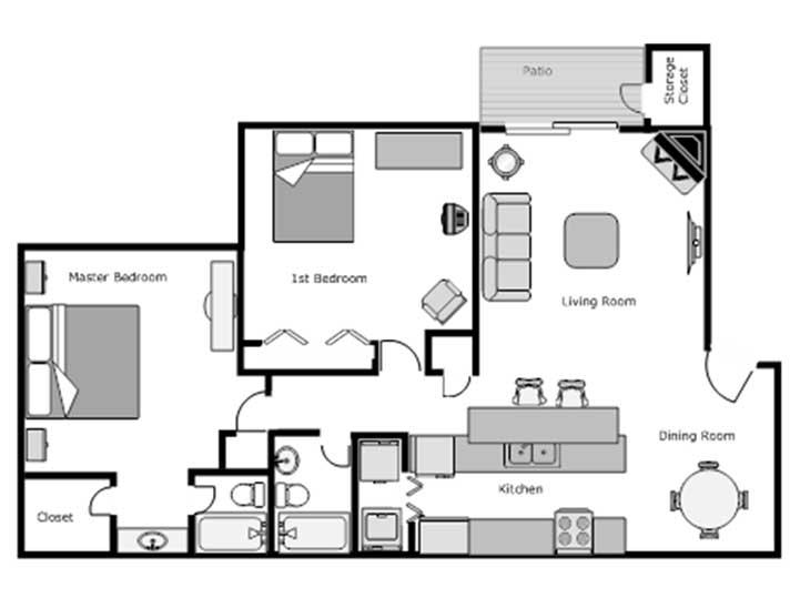 Apartment Pool — Floor Plan D in Fort Collins, CO