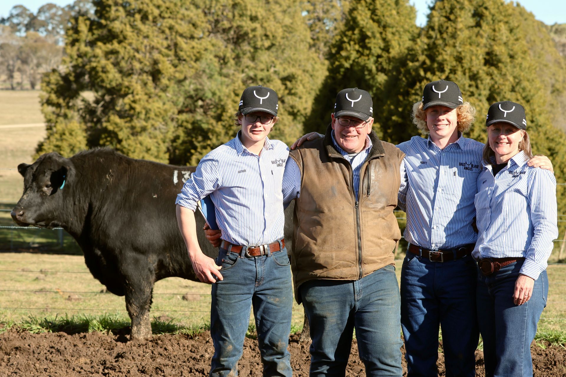 Bald Blair Angus - Arthur White, Sam White, Abbott White, Kirsty White
