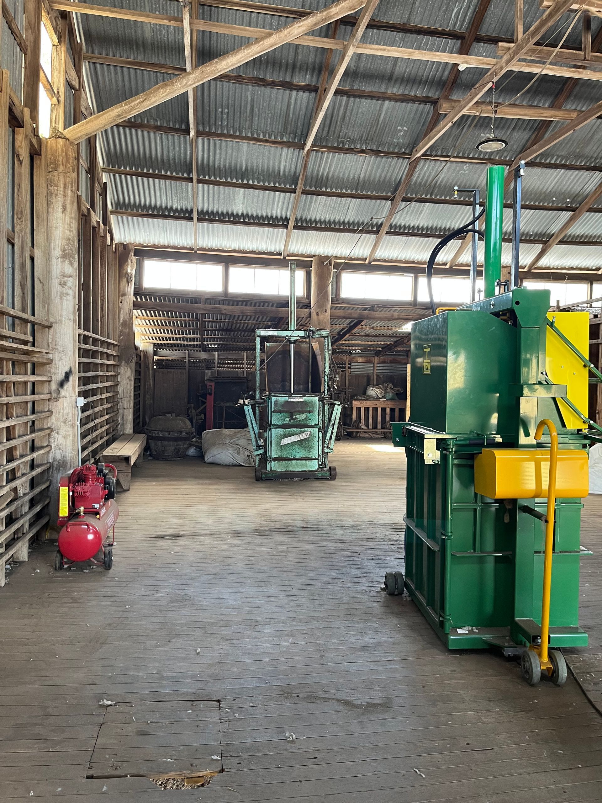 Bald Blair Angus wool press