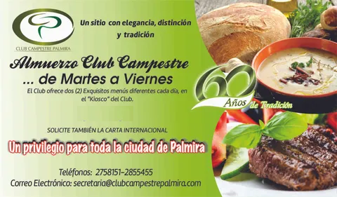 CLUB CAMPESTRE PALMIRA - Servicios