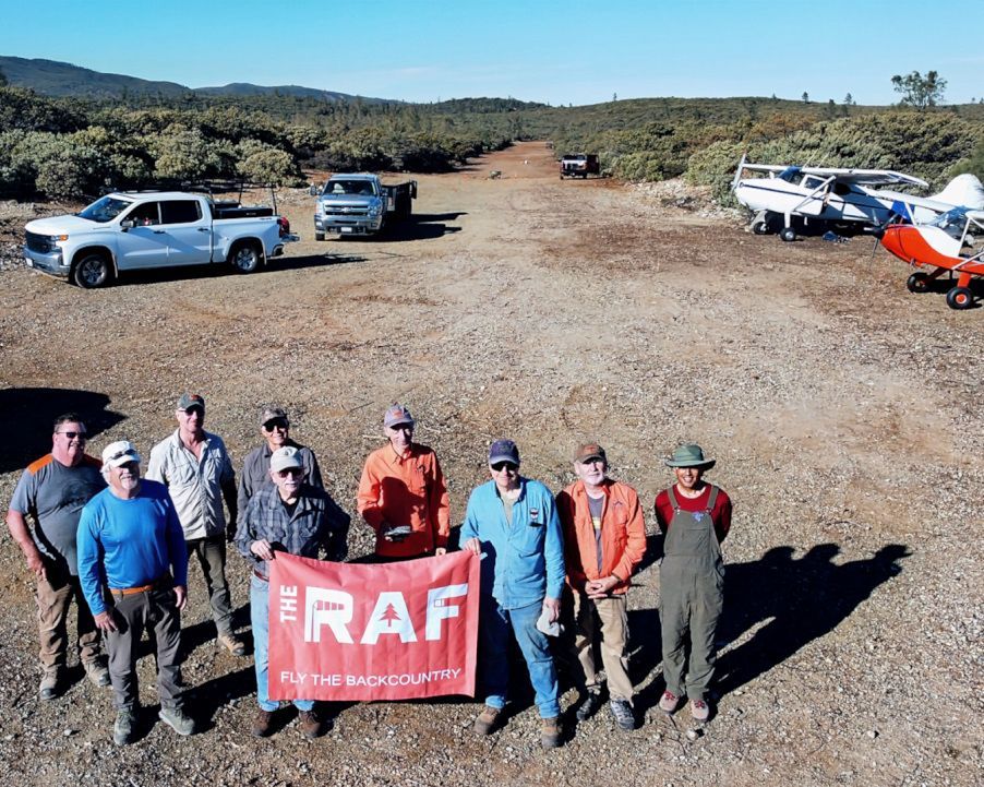 VOLUNTEERS ENJOY MAGICAL VIEWS WHILE PREPARING WALKER RIDGE