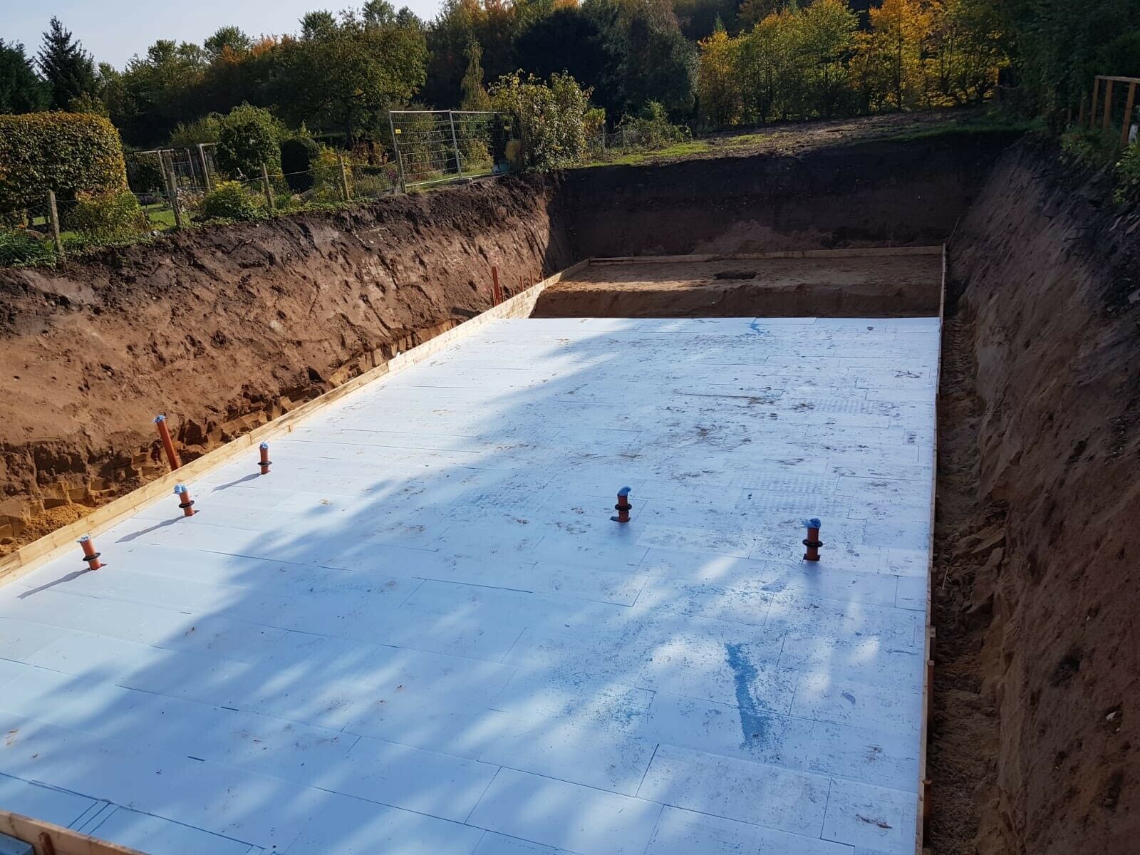 Fortschritte bei Wohnhaus von RK Bau-Planung