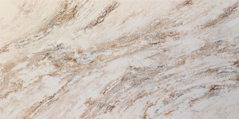 A close up of a white and brown marble texture.