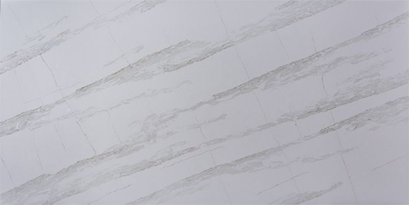 A close up of a white tile with a marble texture.