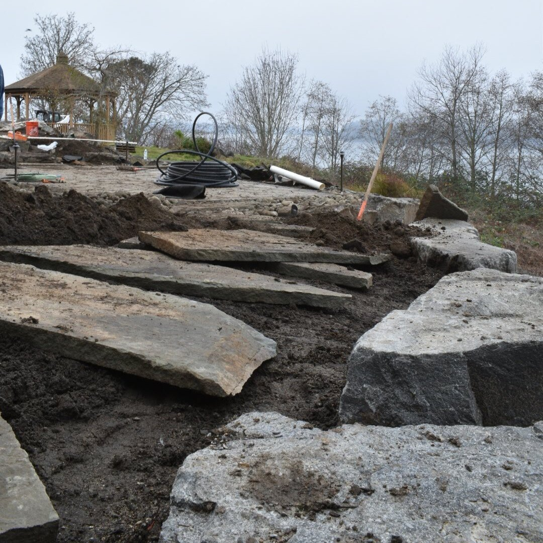 Alderwood Landscaping site construction