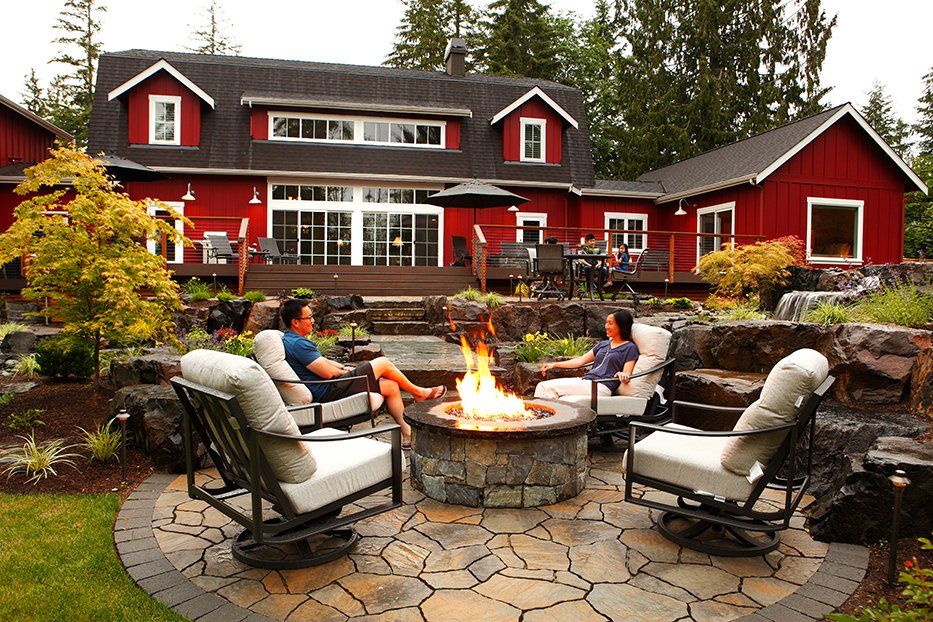 Outdoor patio design