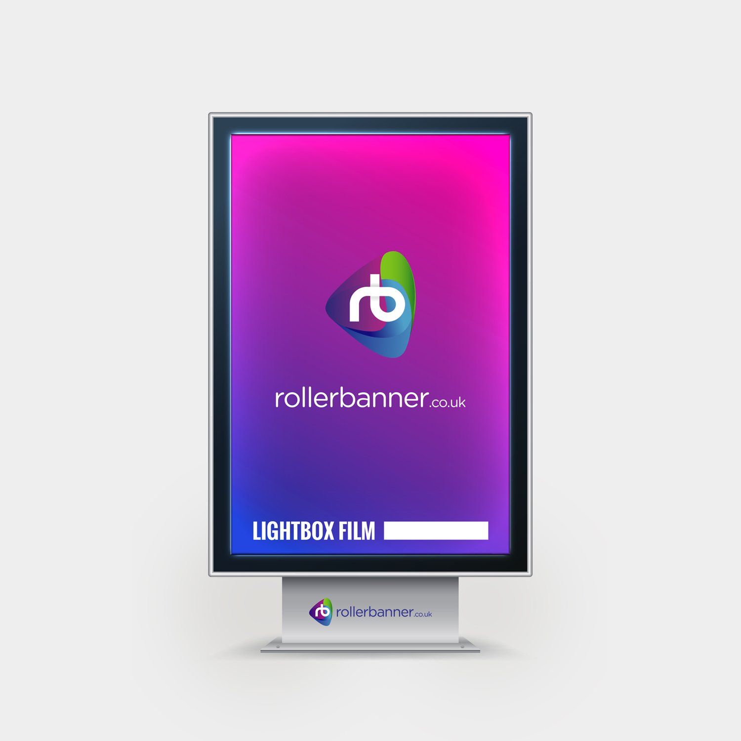 Lighbox film for print at rollerbanner.co.uk