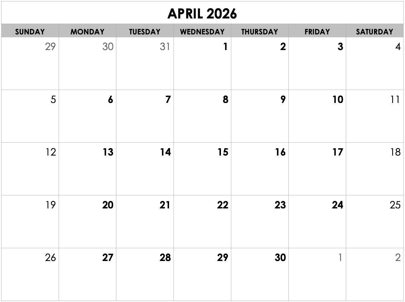 A black and white calendar for july 2025